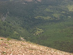 Baldy Town from the top of Baldy - Check your Topo maps …